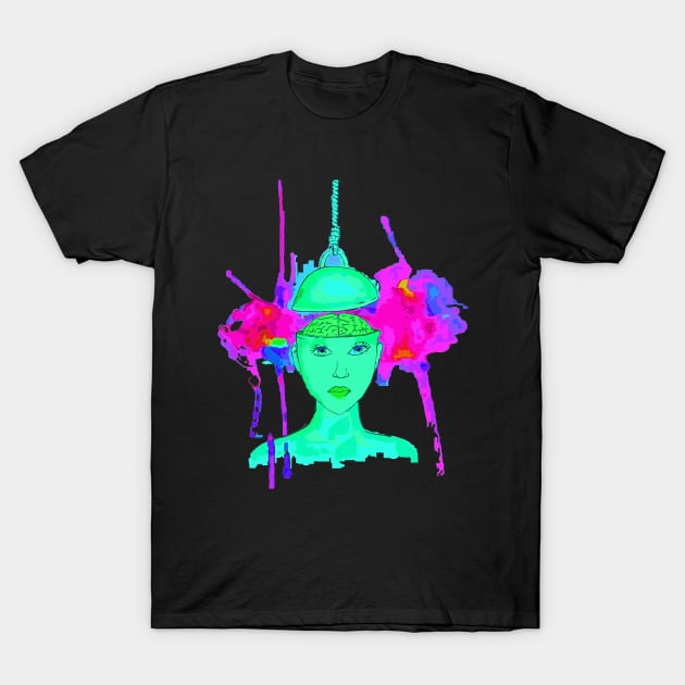 Brain T-Shirt by inazim